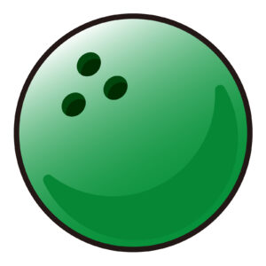 ボウリングの玉のイラスト